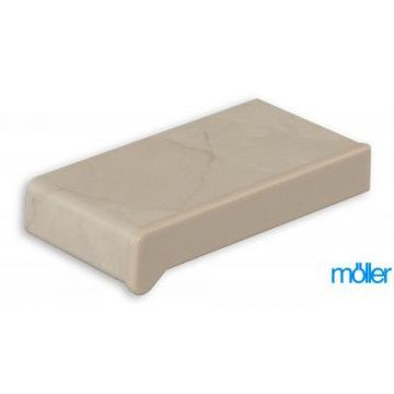 Подоконник 0.2 х 1м. "Muller" Светлый мрамор Матовый