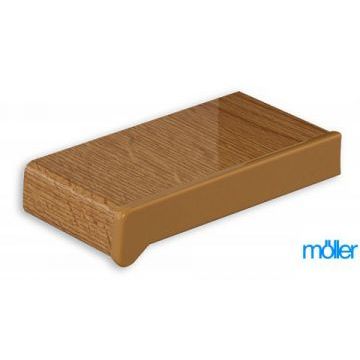 Подоконник 0.5 х 1м. "Muller" Светлый дуб Глянцевый