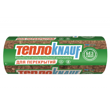 Теплоизоляция Кнауф / ТеплоKnauf Для перекрытий ТR 040 7380х1220х50 мм (13кг / м3) 18 м2 / 2 штуки