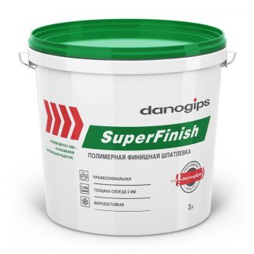 Готовая полимерная шпатлевка Шитрок / Danogips Sheetrock SuperFinish (СуперФиниш) 28 кг (17л.)