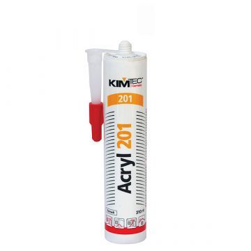 Герметик акриловый белый KimTec Acryl 201 (310 мл)