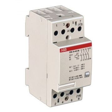 Контактор модульный ABB ESB-24-40 220В, номинальный ток 24А