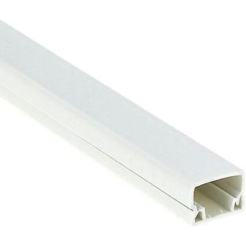 Кабель-канал с двойным замком EKF-Plast Proxima 25х16 мм (белый), длина 2 м