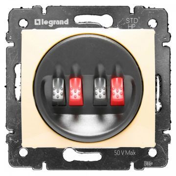 Розетка для динамиков двойная Legrand Valena 774324 (слоновая кость)