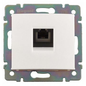 Розетка телефонная RJ-11 Legrand Valena 774438 (белая)