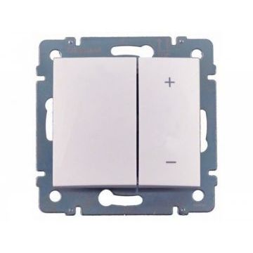 Светорегулятор кнопочный 60-600Вт Legrand Valena 770074 (белый)