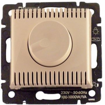 Светорегулятор поворотный 100-1000Вт Legrand Valena 774160 (слоновая кость)