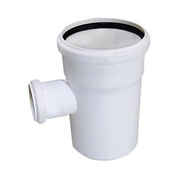 Тройник канализационный Rehau Raupiano Plus, диаметр 40 мм (угол 87°)