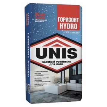 Ровнитель для пола базовый Юнис / Unis Горизонт Hydro, 25 кг