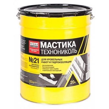 Мастика кровельная Технониколь № 27 Мастика приклеивающая ведро 22кг