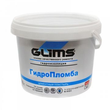 Гидроизоляционный состав Glims/Глимс Гидропломба 0,8 кг