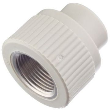 Муфта полипропиленовая комбинированная FV Plast, диаметр 20х3/4