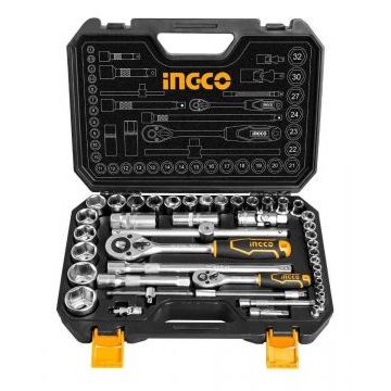 Набор инструмента INGCO HKTS42441 INDUSTRIAL, 44 предмета в кейсе
