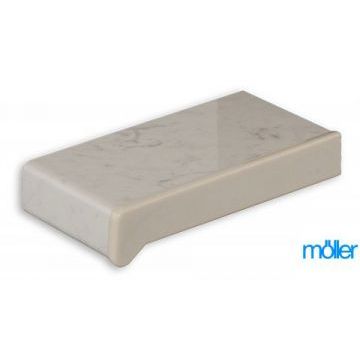 Подоконник "Muller" Каррара мрамор глянец 0.2см.х1м.