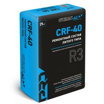 Безусадочный ремонтный состав литого типа GLIMS CRF-40 25кг Безусадочный ремонтный состав литого типа GLIMS CRF-40 25кг