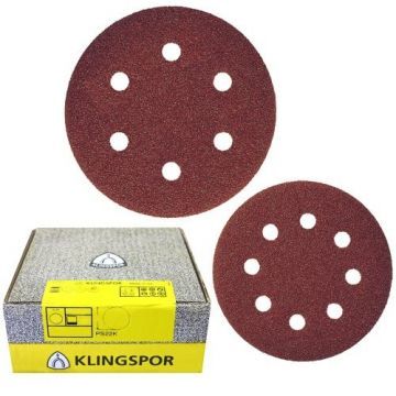 Круг шлифовальный "Klingspor" PS 18 EK 6 с отверстиями 125х22 P-40 0.3кг Круг шлифовальный "Klingspor" PS 18 EK 6 с отверстиями 125х22 P-40 0.3кг