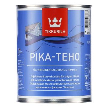 Матовая акрилатная краска Tikkurila Pika-Teho / Пика-Техо 0,9л