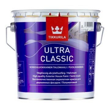 Краска для деревянных фасадов Tikkurila Ultra Classic / Ультра Классик 2,7л
