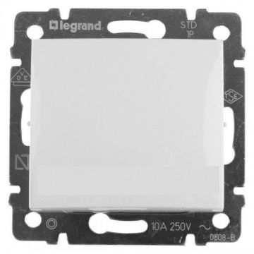 Выключатель встраиваемый одноклавишный Legrand Valena 774401 (белый) Выключатель встраиваемый одноклавишный Legrand Valena 774401 (белый)