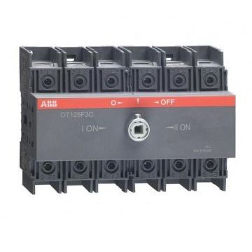 Выключатель нагрузки реверсивный ABB OT80F3C, 3х-полюсный 80А Выключатель нагрузки реверсивный ABB OT80F3C, 3х-полюсный 80А