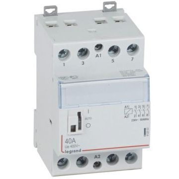 Контактор Legrand 412553 4P 4НО, номинальный ток 40 А Контактор Legrand 412553 4P 4НО, номинальный ток 40 А
