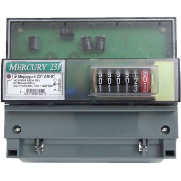 Счетчик электроэнергии трехфазный многотарифный Инкотекс Меркурий 231 AT-01 I
