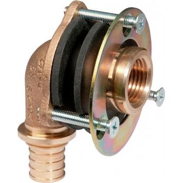 Водорозетка бронзовая Rehau Rautitan RX, диаметр 16x1/2