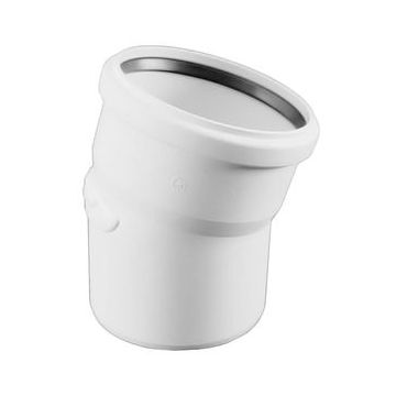 Отвод канализационный Rehau Raupiano Plus, диаметр 50 мм (угол 15°) Отвод канализационный Rehau Raupiano Plus, диаметр 50 мм (угол 15°)