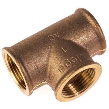 Тройник Viega 1/2" бронза Тройник Viega 1/2" бронза