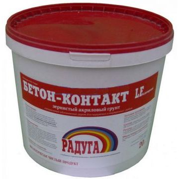 Грунтовка для бетона Радуга Бетон-контакт LF, 7 кг Грунтовка для бетона Радуга Бетон-контакт LF, 7 кг