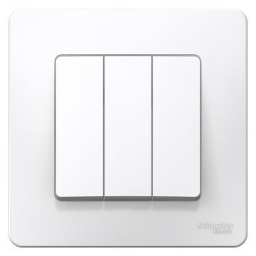 Выключатель встраиваемый трехклавишный Schneider Electric Blanca BLNVS100501 (белый) Выключатель встраиваемый трехклавишный Schneider Electric Blanca BLNVS100501 (белый)