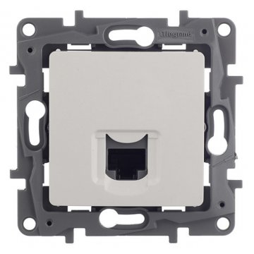 Интернет-розетка RJ45 5e UTP Legrand Etika (белая) Интернет-розетка RJ45 5e UTP Legrand Etika (белая)