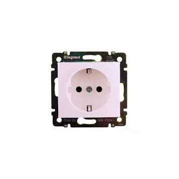 Розетка влагозащищенная IP20 Legrand Valena с заземлением Белый Розетка влагозащищенная IP20 Legrand Valena с заземлением Белый