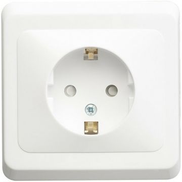 Розетка электрическая одноместная Schneider Electric Этюд PC16-004B (белая) Розетка электрическая одноместная Schneider Electric Этюд PC16-004B (белая)