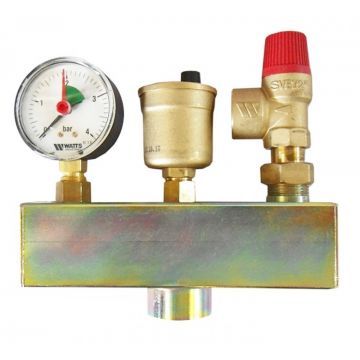 Группа безопасности для котла Watts KSG 30E до 50 кВт, 3 бар, ВР 1"