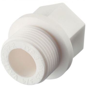 Заглушка полипропиленовая Valtec, диаметр 3/4" (наружная резьба)