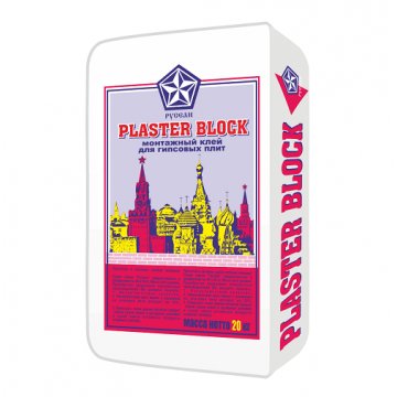 Смесь монтажная гипсовая Русеан Plaster Block, 20 кг