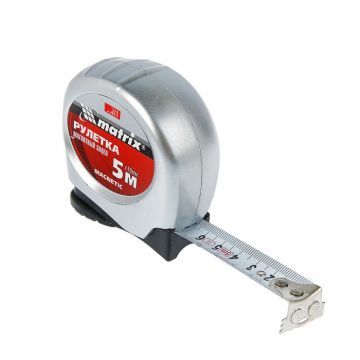 Рулетка Magnetic 19 мм х 5 м магнитный зацеп "MATRIX"